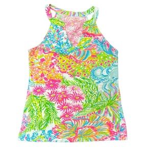 Lilly Pulitzer Arya Tank Top Casa Marina